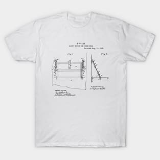 Safety Device for Range doors Vintage Patent Hand Drawing T-Shirt